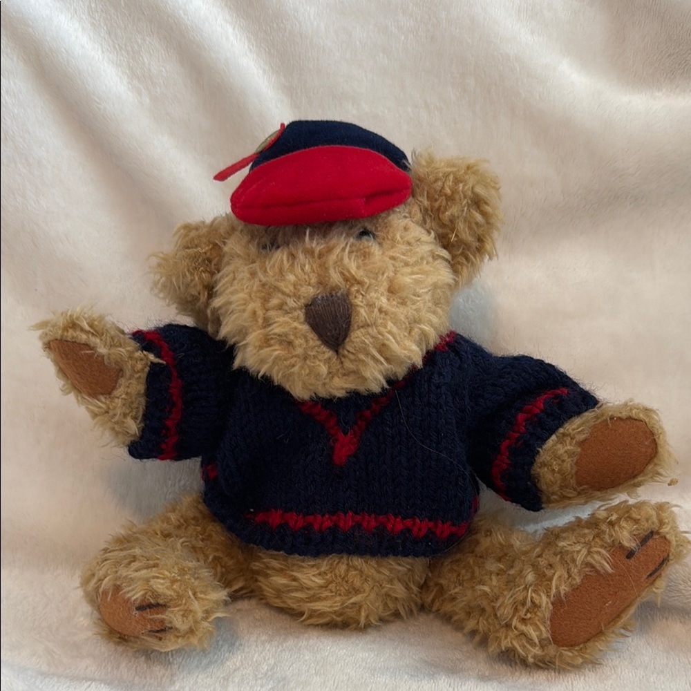 Vintage 1990’s Pickford Bears Ltd. “Tully” 8” Original Brass Button Bear